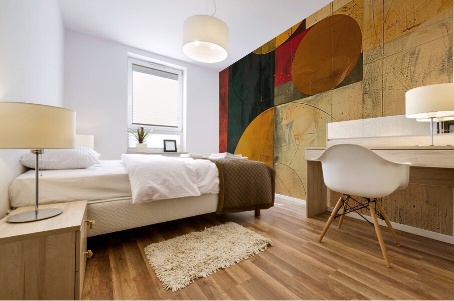 Circular Intersections 78HNPZ 55 Mural print