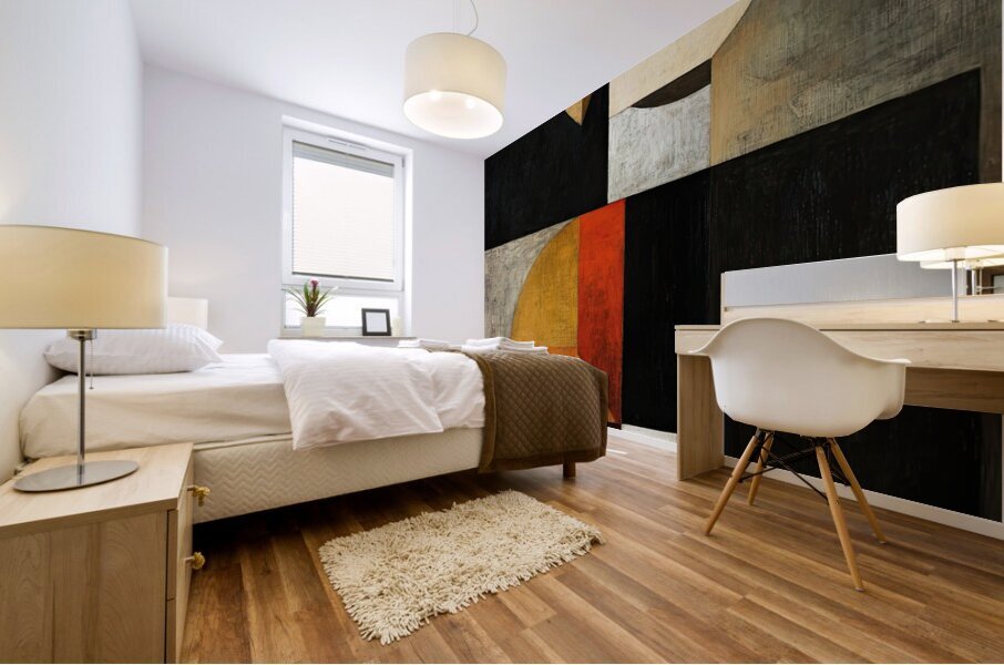 Circular Intersections NZ92H3 48 Mural print