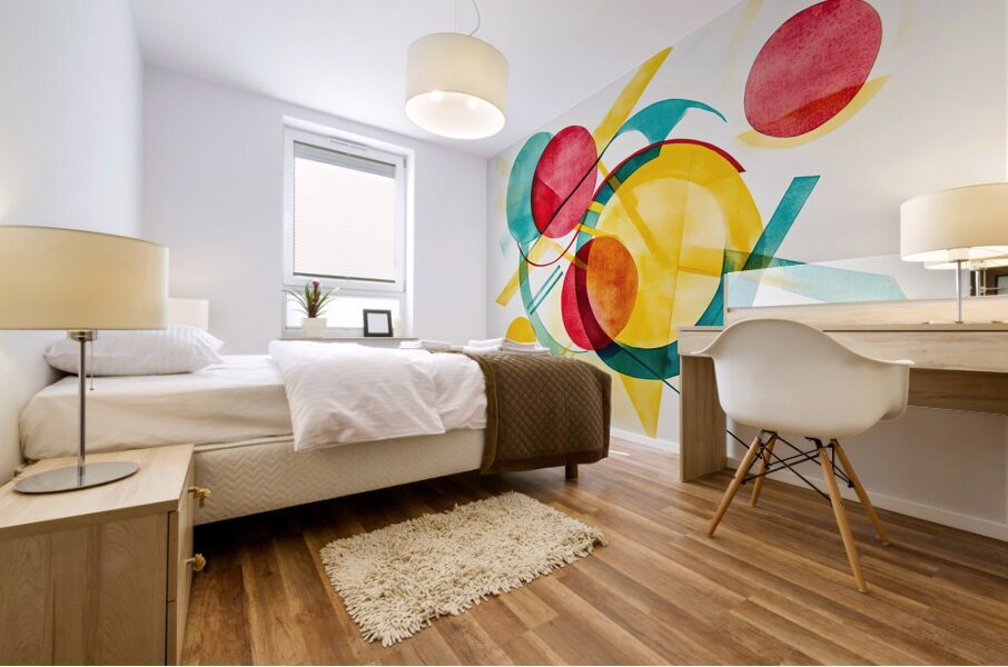 Circular Rhythm 92HJ5P 52 Mural print