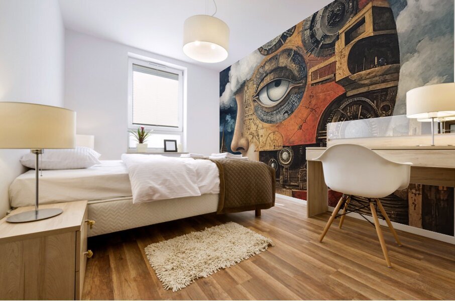 Clockwork Mind NZ9H2J 65 Mural print