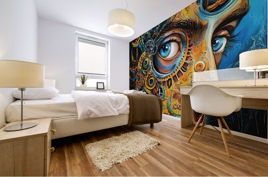 Clockwork Visage H3N9P2 62 Mural print