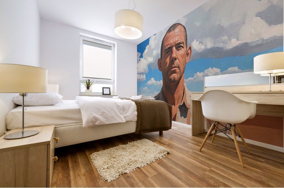 Cloud Portrait Study H2N9P2 48 Mural print