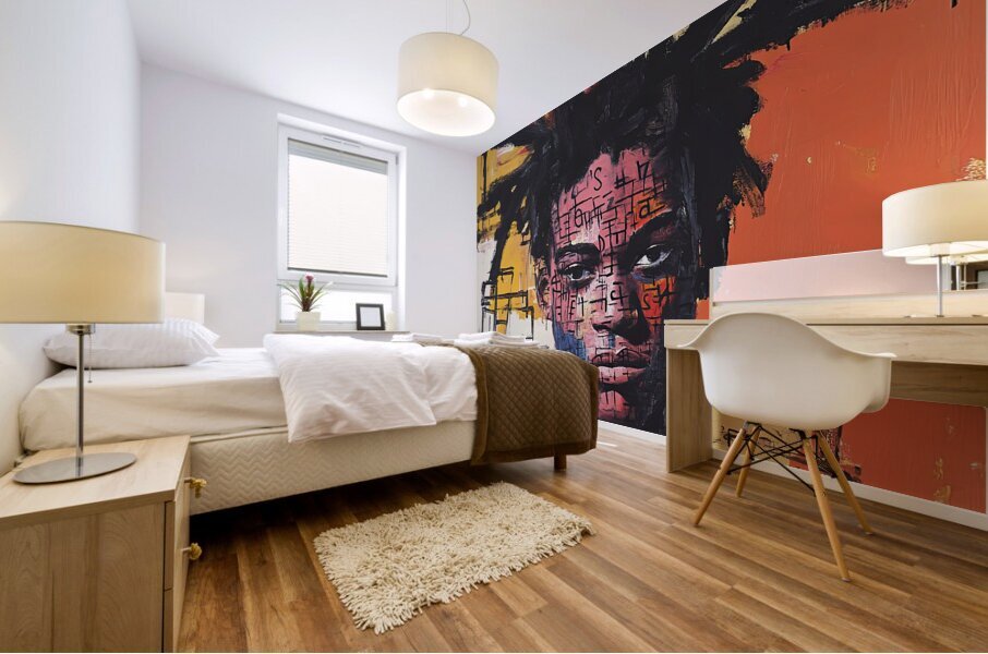 Coded Gaze Portrait H2N9P2 62 Mural print