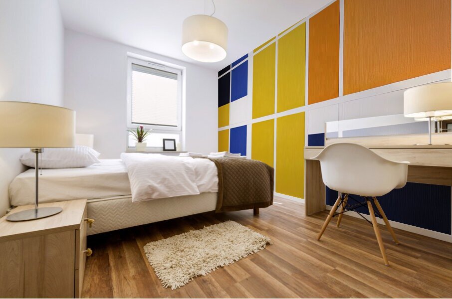Color Block Study H2N9P4 47 Mural print