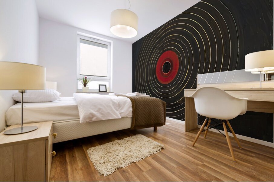 Concentric Circles 8H29NP 45 Mural print