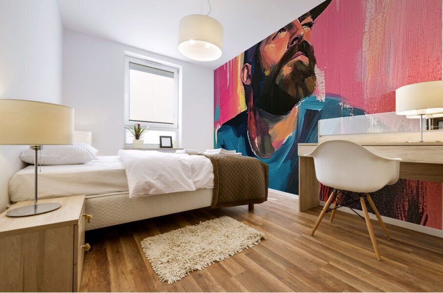 Contemplative Gaze 2PH9N7 50 Mural print