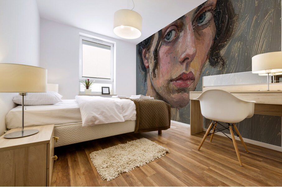 Contemplative Gaze 29HBCJ 45 Mural print