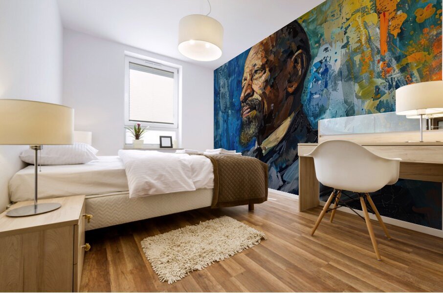 Contemplative Gaze 92D3N4 62 Mural print