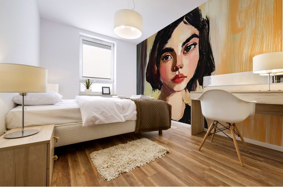 Contemplative Gaze J92N3B 62 Mural print