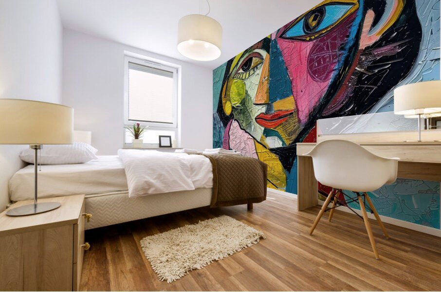 Contemplative Muse H92N3Z 60 Mural print