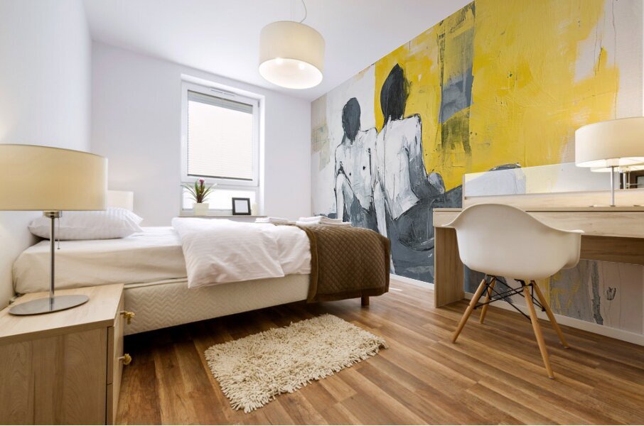 Contemplative Pause Y39K8N 52 Mural print