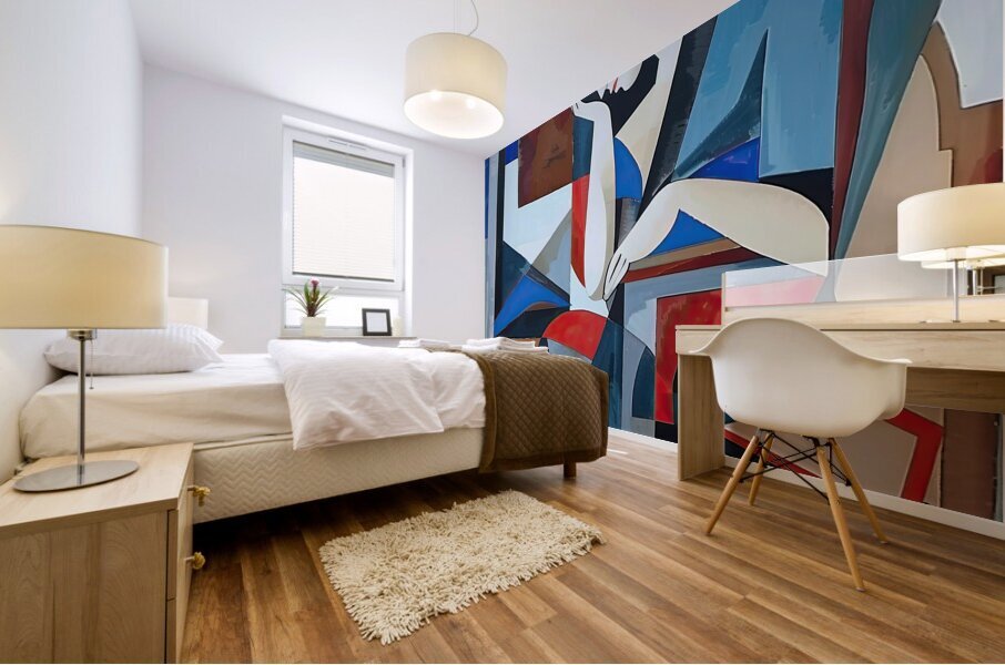 Contemplative Pose 9H2N5B 57 Mural print