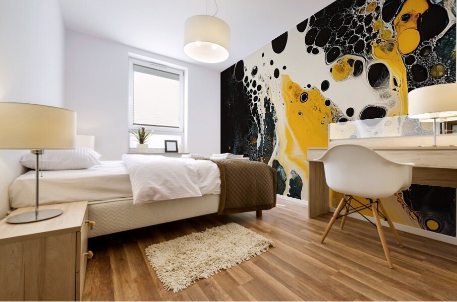 Cosmic Bloom Y59H2N 47 Mural print