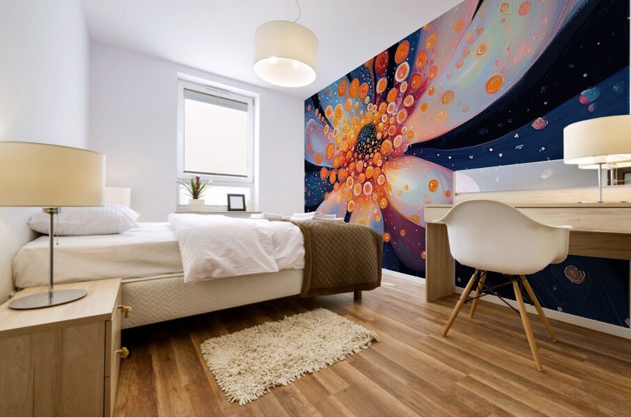 Cosmic Bloom NZ9H2P 58 Mural print
