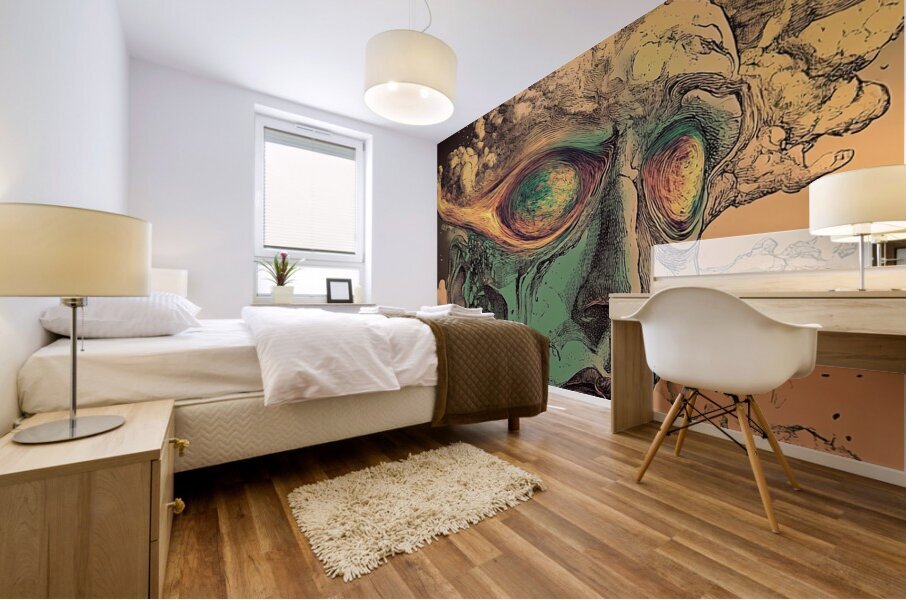 Cosmic Dissolution 7P3N2H 55 Mural print