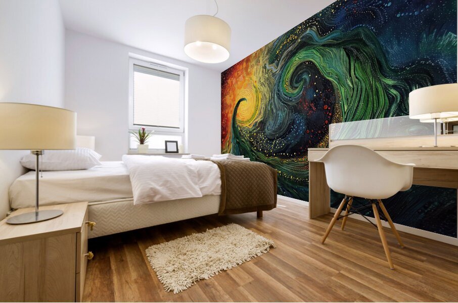 Cosmic Dance 7H29P4 45 Mural print