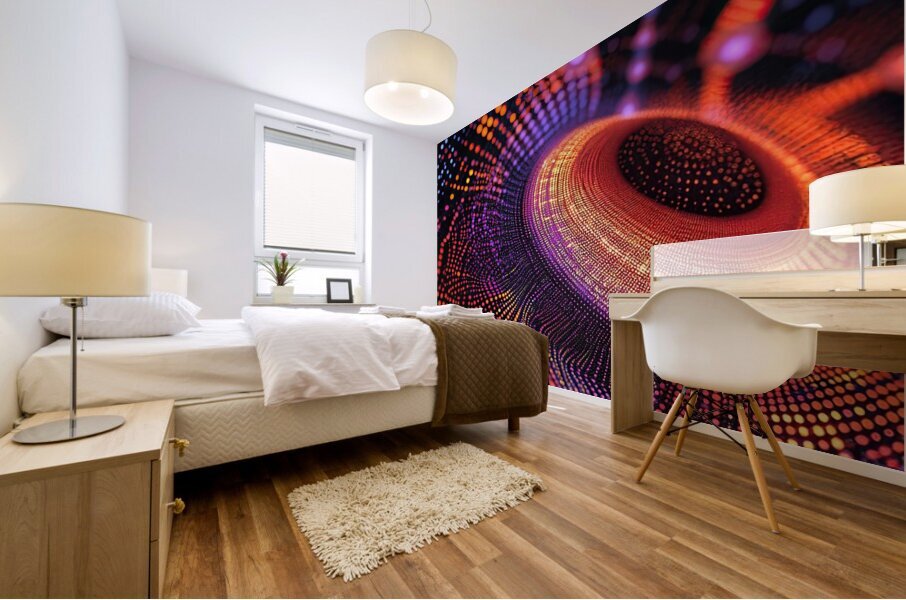 Cosmic Data Flow 29H7N3 47 Mural print