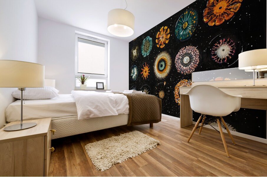 Cosmic Flora Study H2N9P2 55 Mural print