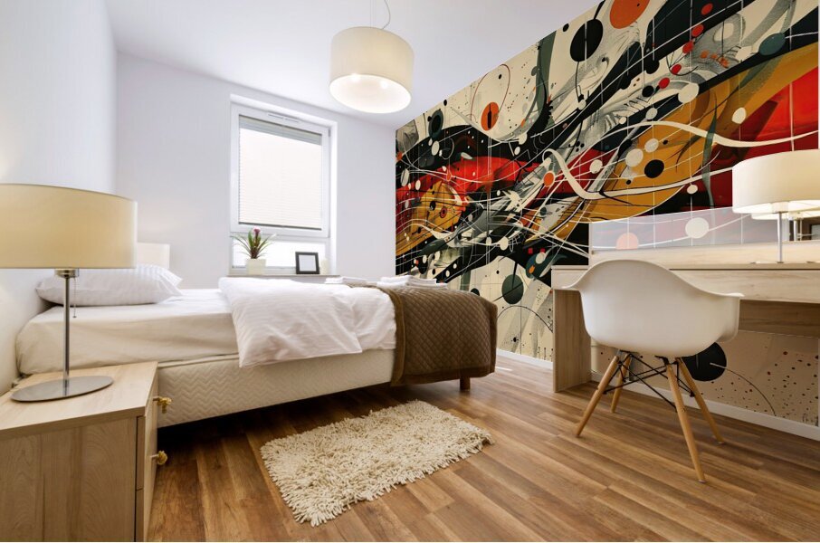 Cosmic Flow State 2P9H7N 63 Mural print
