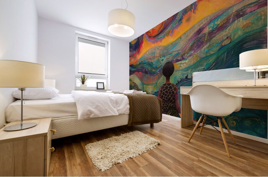 Cosmic Meditation H3N9P2 62 Mural print