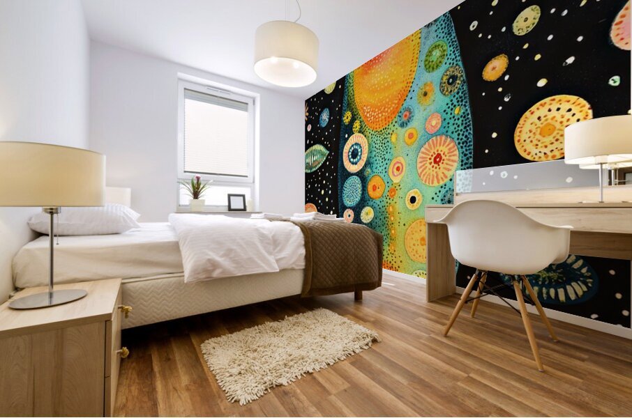 Cosmic Microcosm 4H9N2Z 55 Mural print