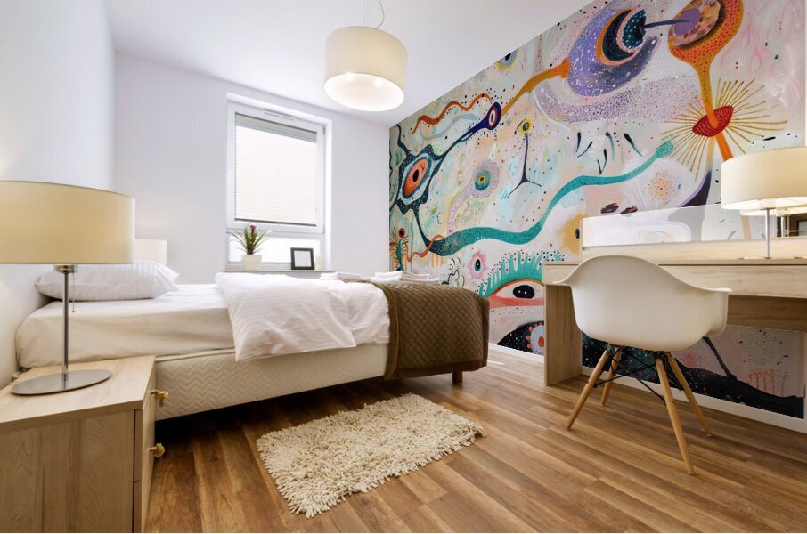 Cosmic Microcosm Dance 7P3HNJ 55 Mural print