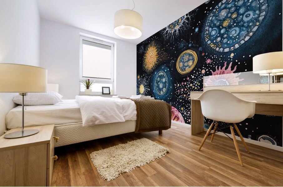 Cosmic Microcosm Dance 78HNP2 62 Mural print