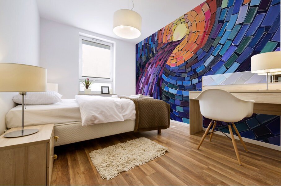 Cosmic Spiral Pathway 7892B 45 Mural print