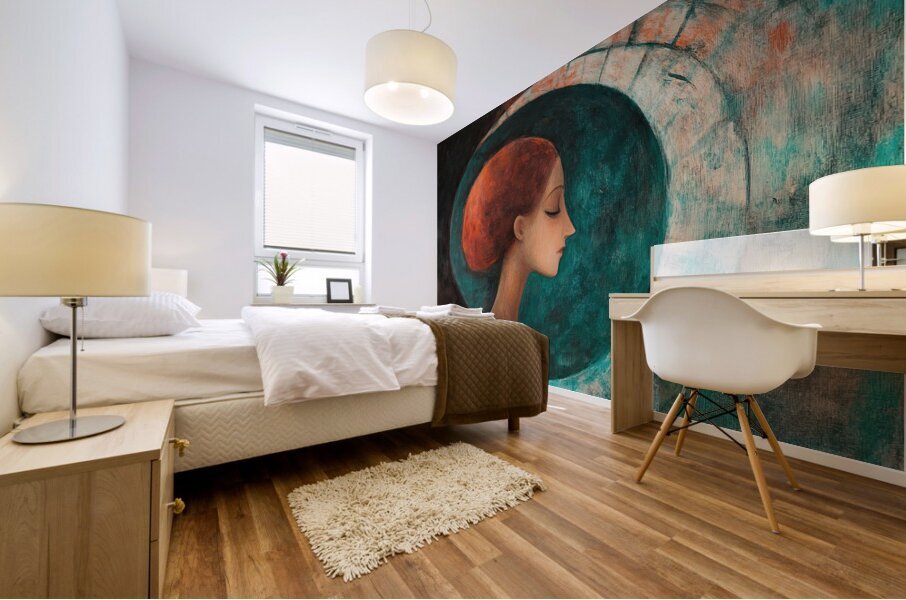 Crimson Halo N92H5B 55 Mural print