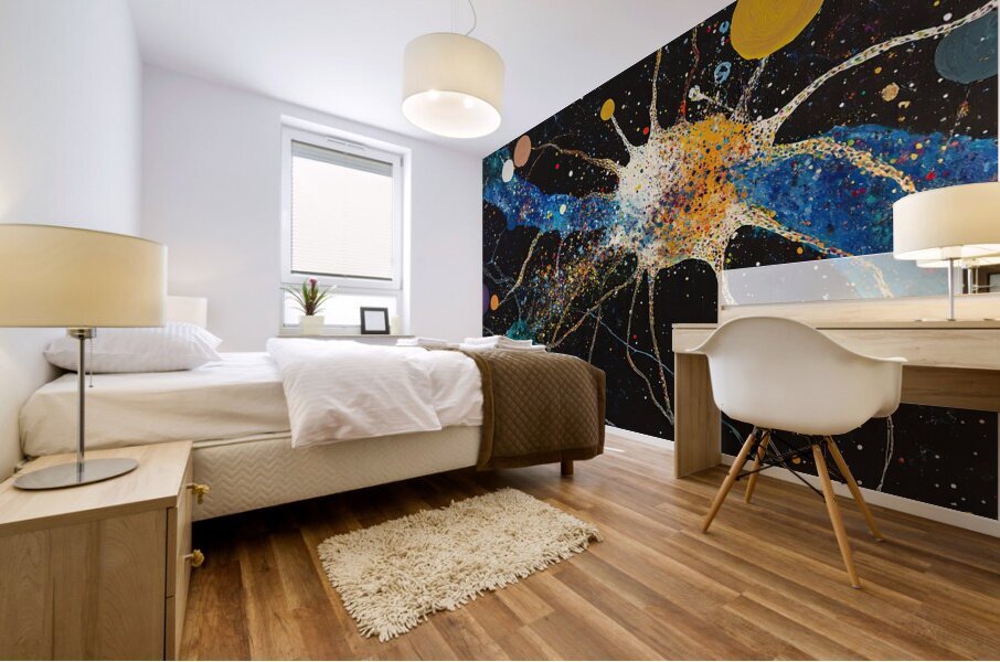 Cosmic Synapse Fire HZ92N 52 Mural print