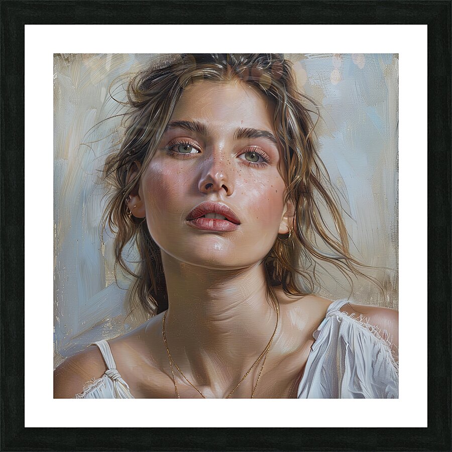Ethereal Gaze Picture Frame print