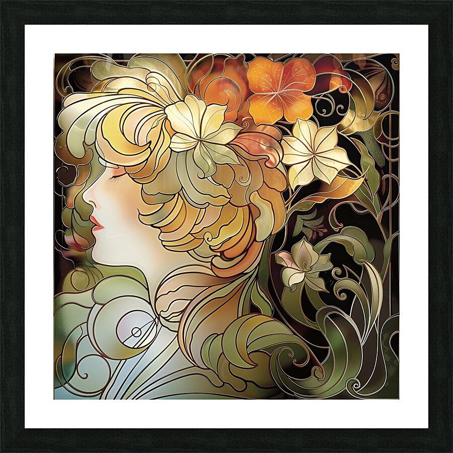 Floral Muse Picture Frame print