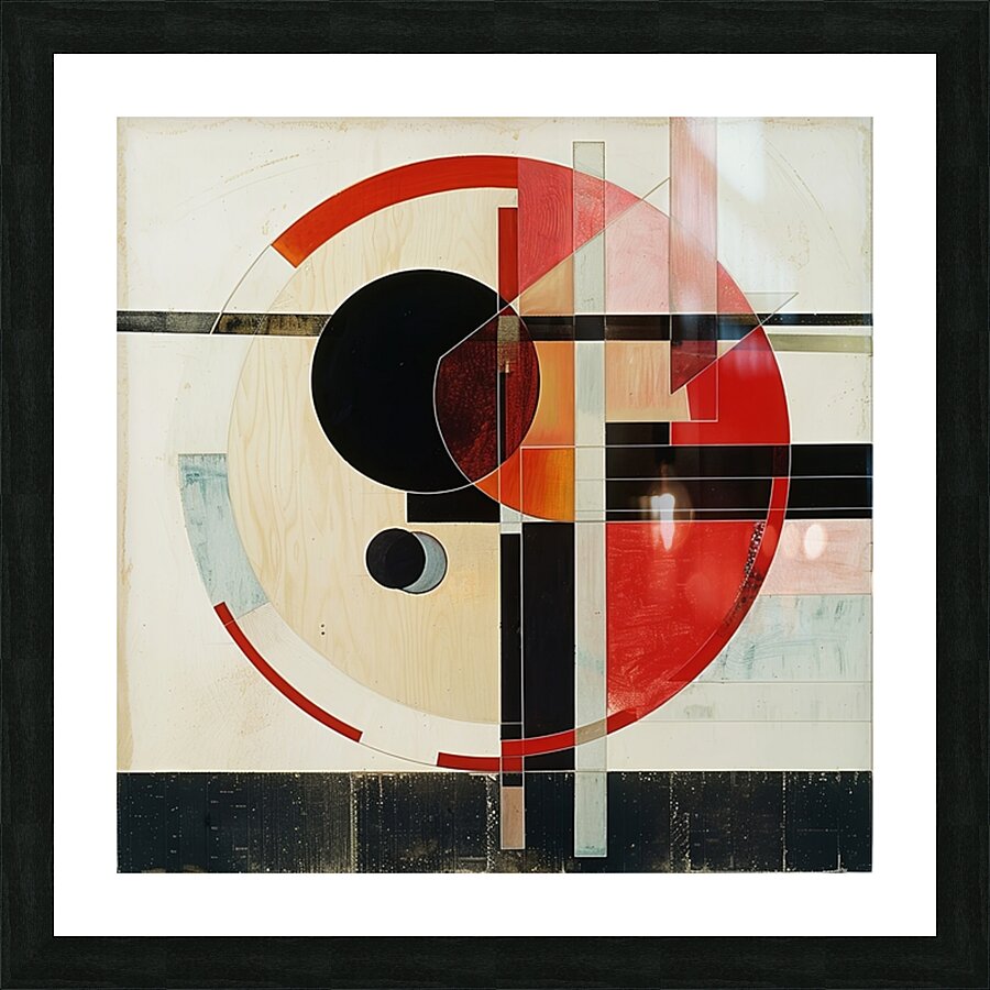 Geometric Harmony Picture Frame print