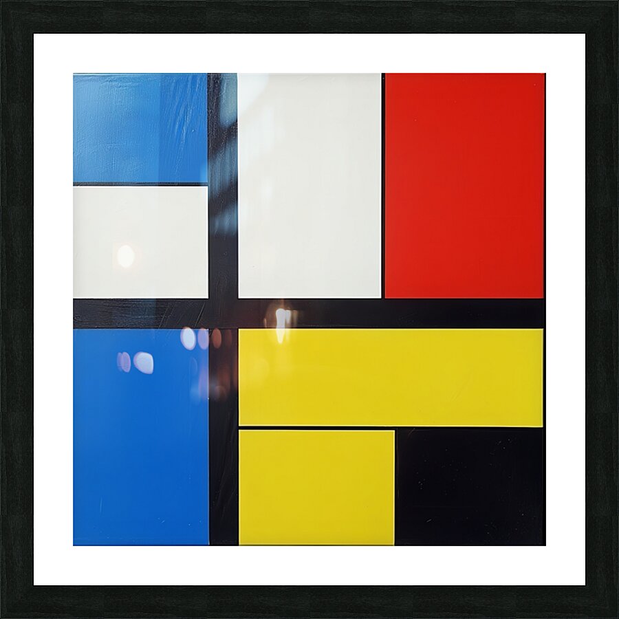 Primary Balance Picture Frame print