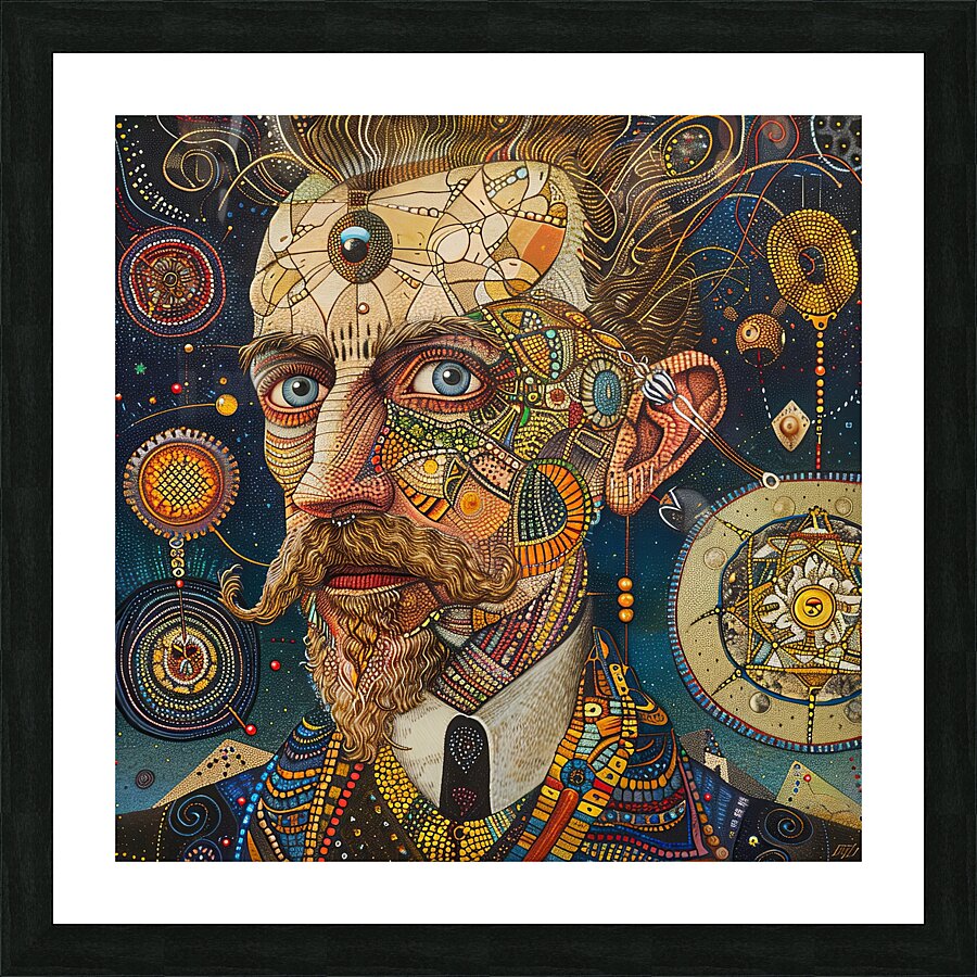 Cosmic Visionary: Adolf Wolfli Picture Frame print