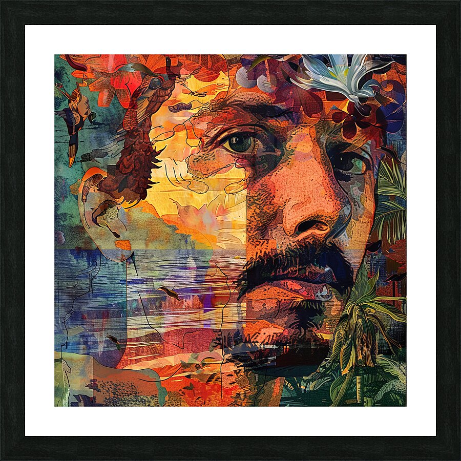 Fragmented Odyssey Picture Frame print