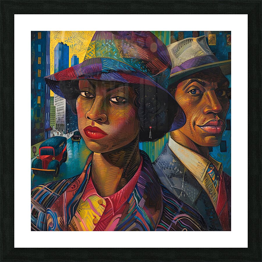 City Rhythms Picture Frame print