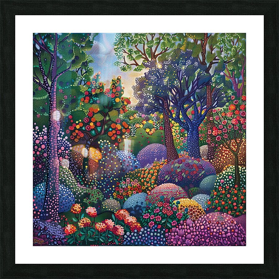 Enchanted Bloomscape Picture Frame print