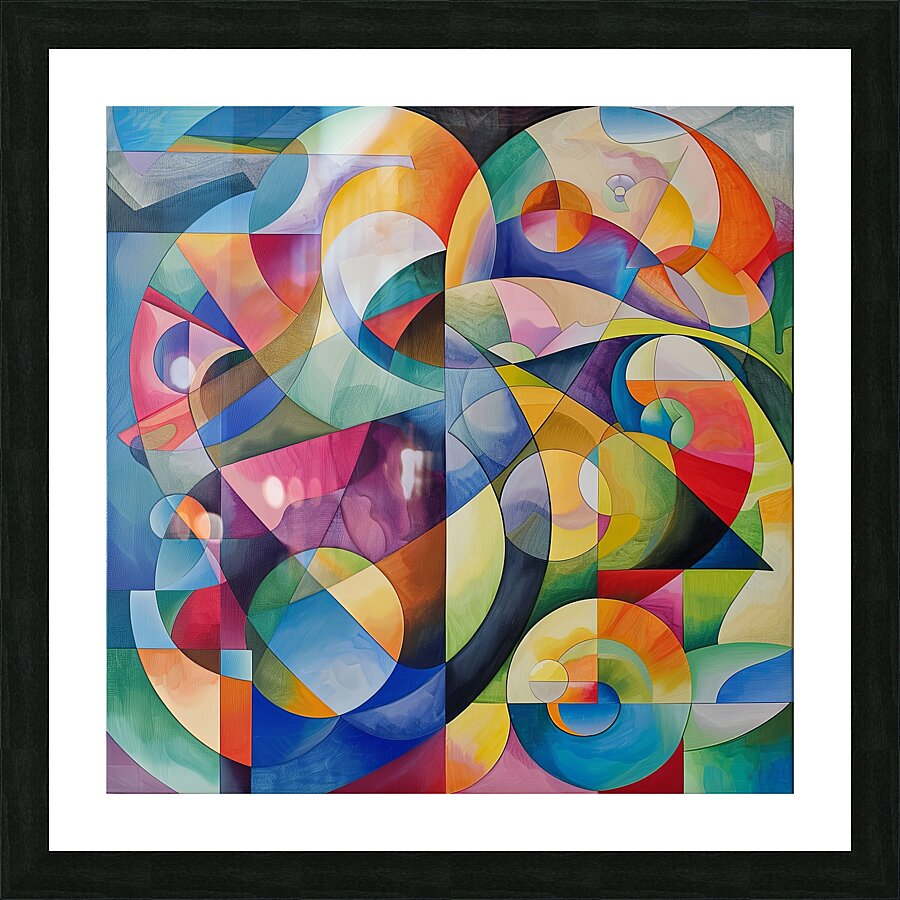 Geometric Symphony Picture Frame print