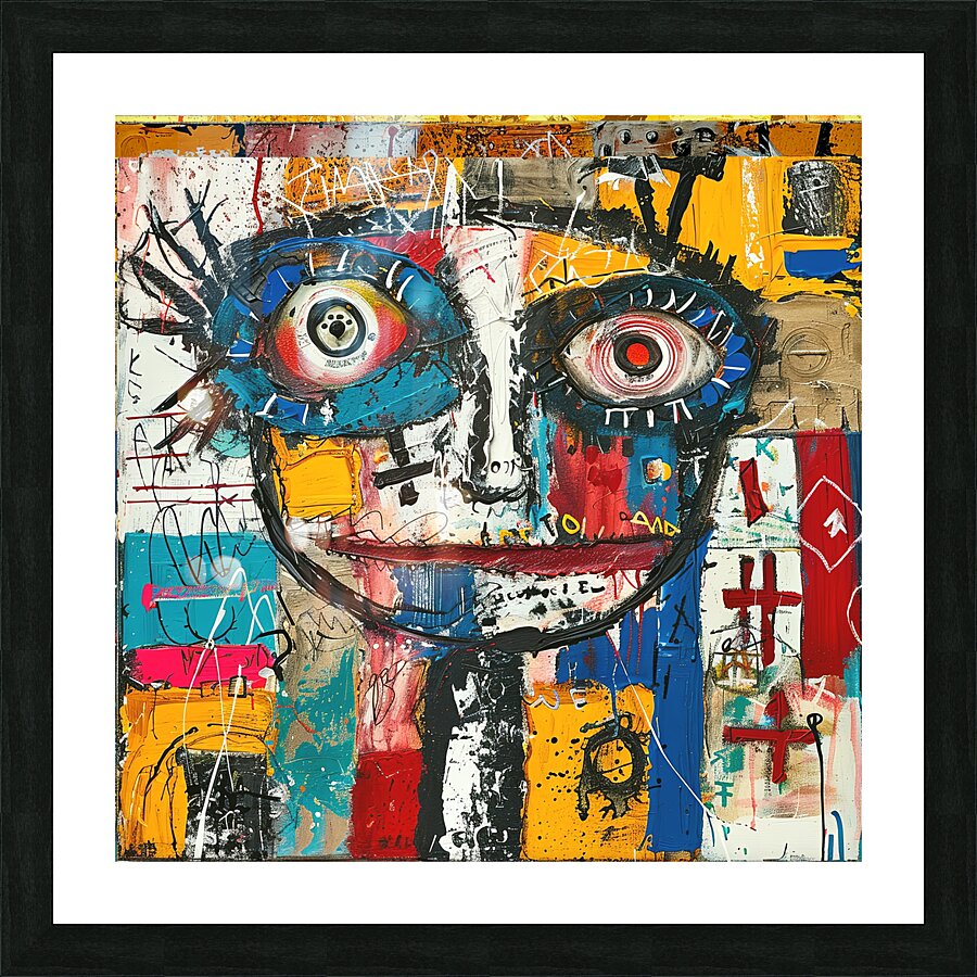 Urban Chaos Picture Frame print