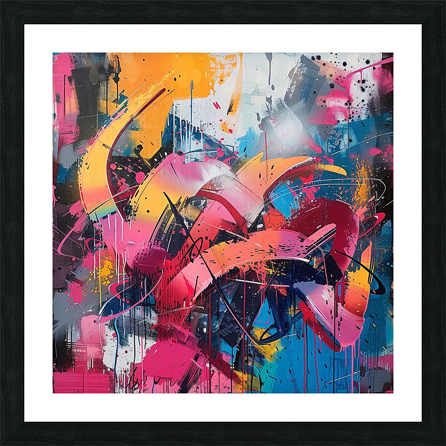 Chromatic Chaos Picture Frame print