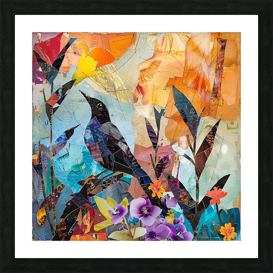 Layered Paper Picture Frame print