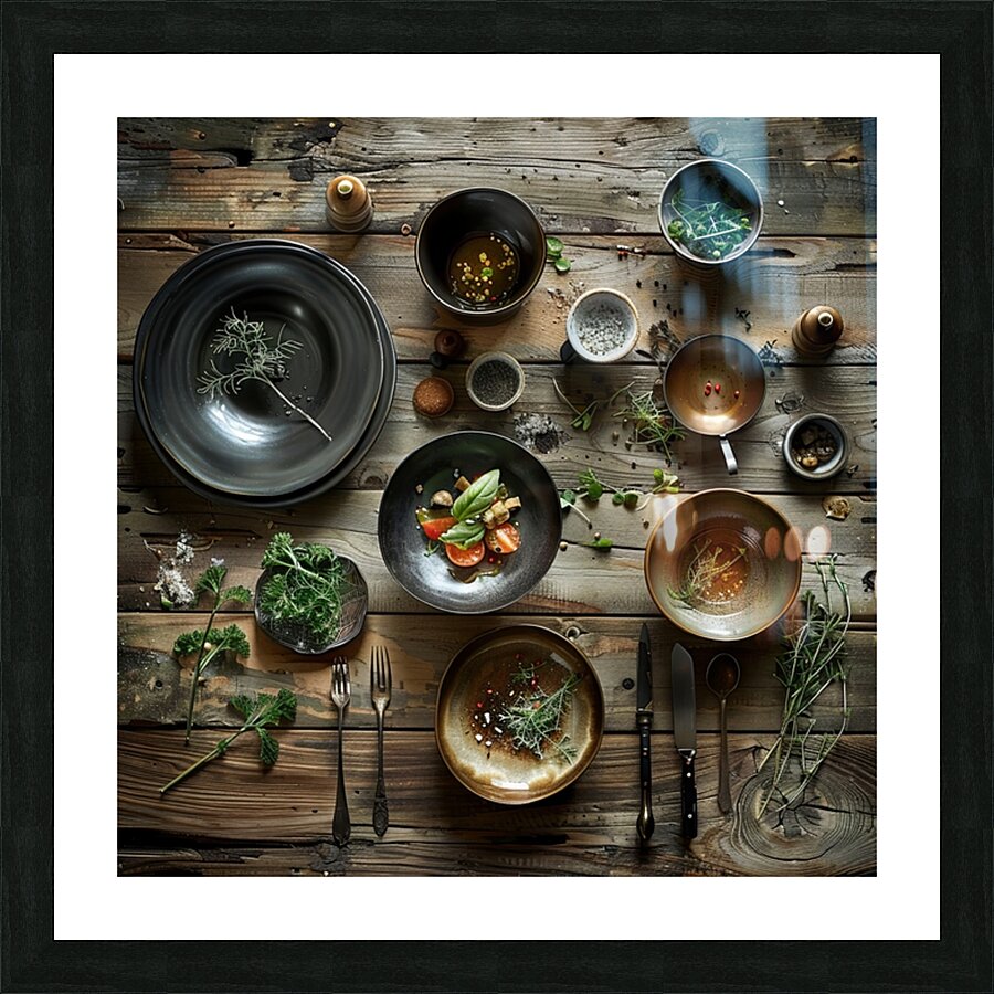 Culinary Canvas Picture Frame print