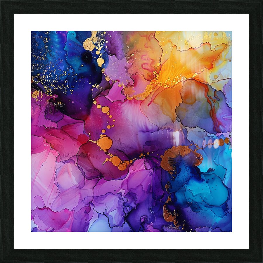 Celestial Bloom Picture Frame print