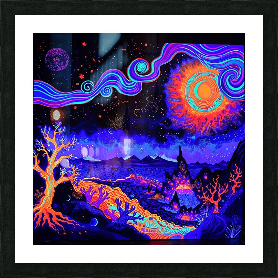 Neon Genesis Picture Frame print