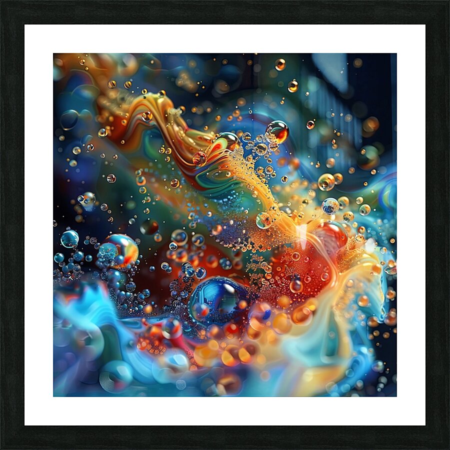 Microcosm Picture Frame print