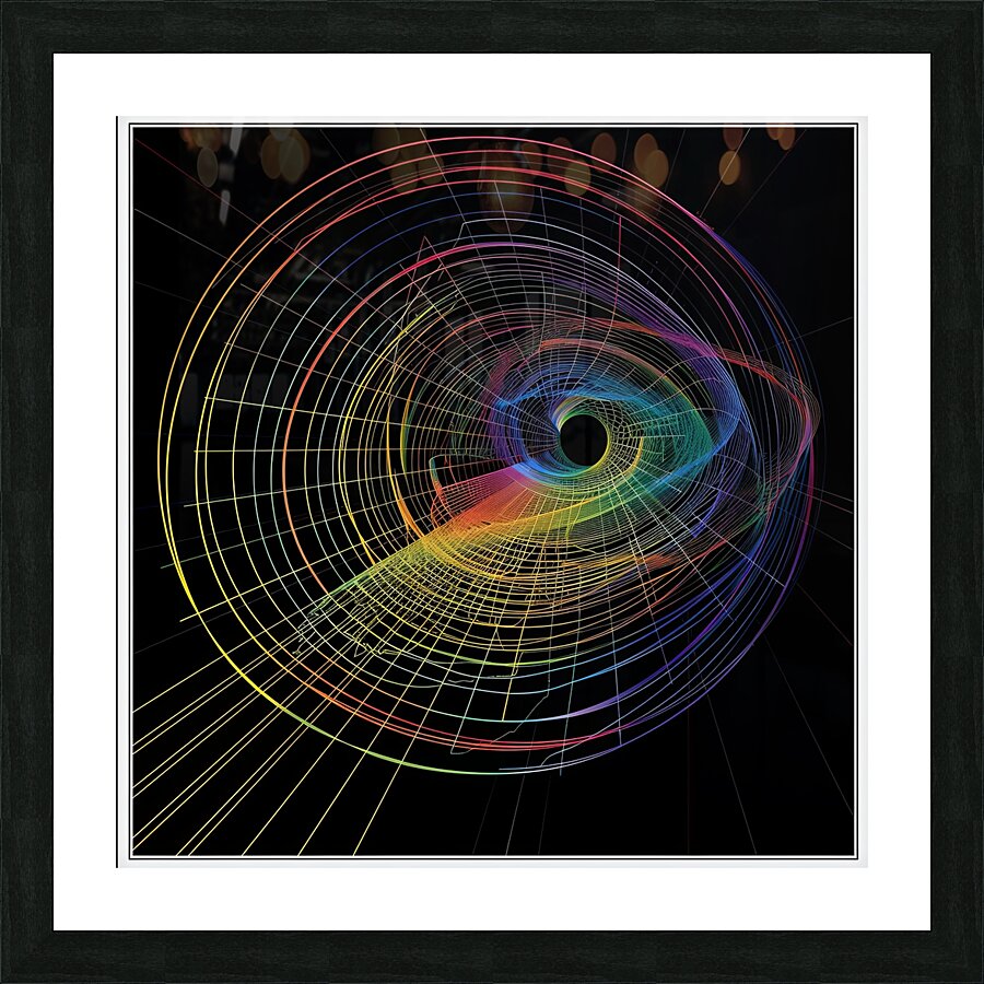 Event Horizon Picture Frame print