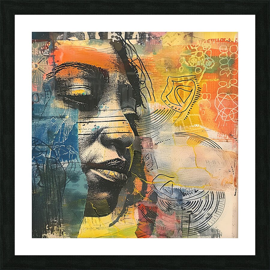 Introspective Echoes Picture Frame print