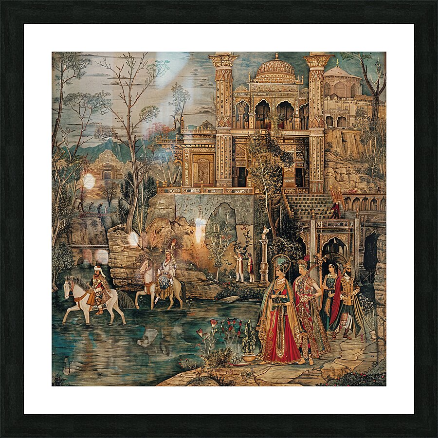 The Royal Procession Picture Frame print
