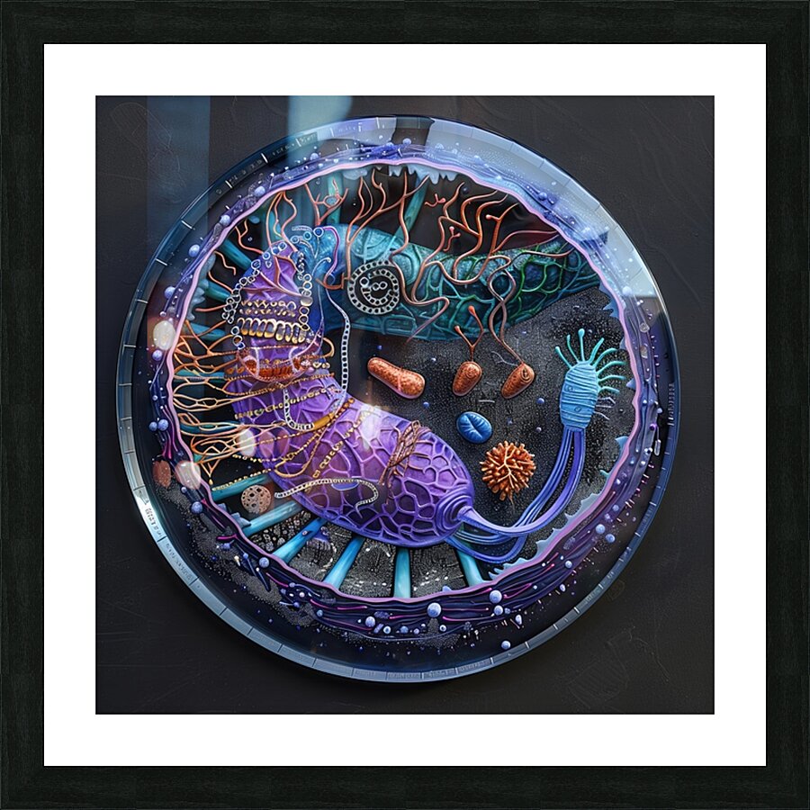 Microscopic Universe Picture Frame print